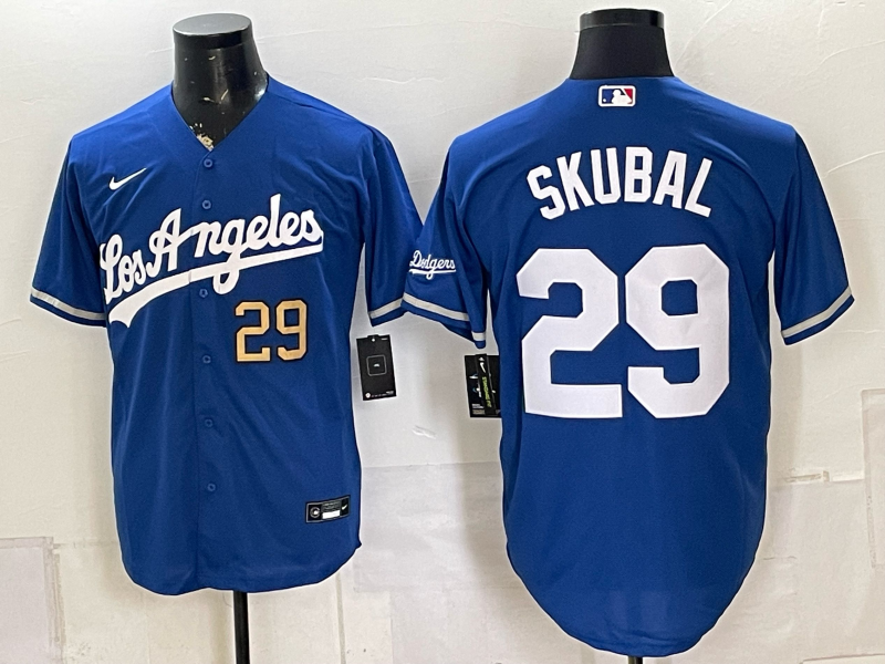 men Los Angeles Dodgers #29 Skubal blue Game 2026 Nike MLB Jersey 0807007->los angeles dodgers->MLB Jersey